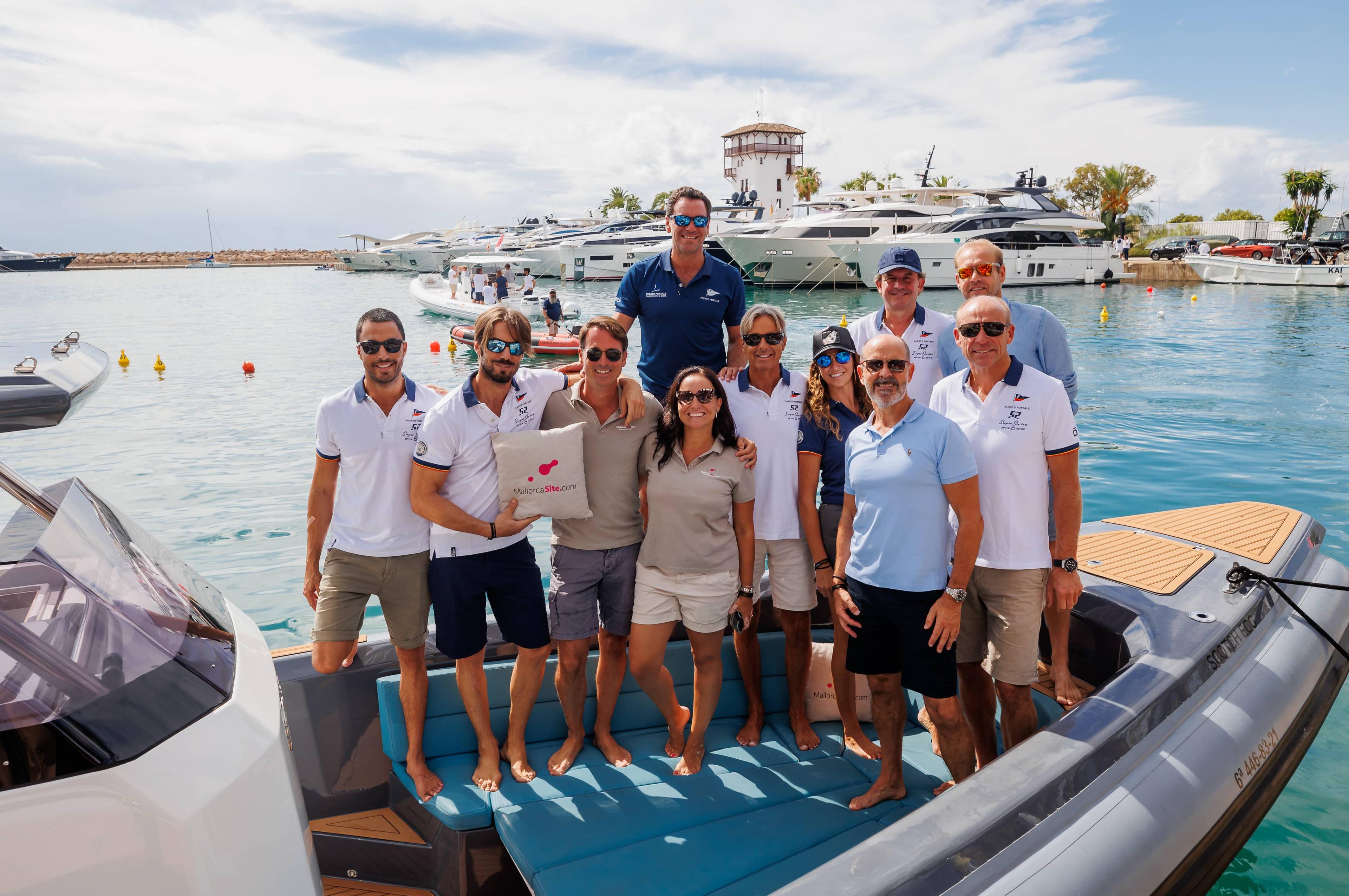 Día de trofeo Mallorca Site en la semana de regata de Puerto Portals 2023.